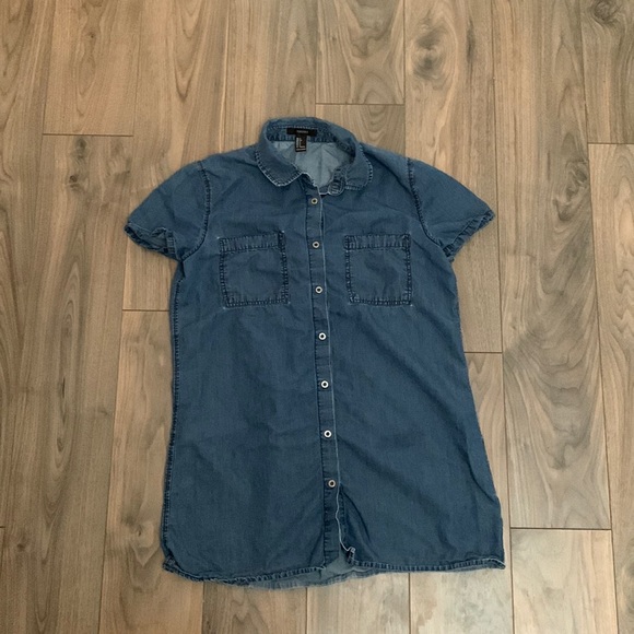 Forever, 21 denim mini dress - Picture 1 of 3